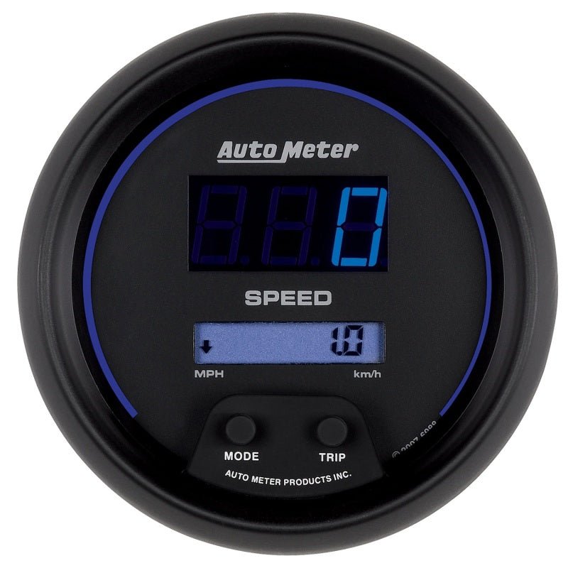 Autometer Cobalt Digital 85.7mm Black Electric Programable Speedometer AutoMeter Gauges