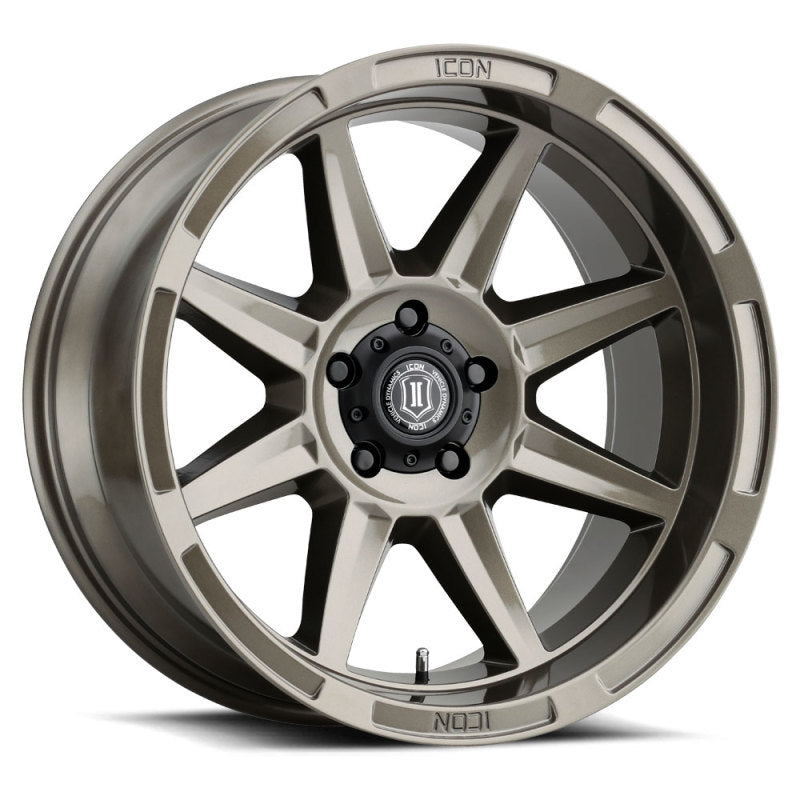 ICON Bandit 20x10 5x5 -24mm Offset 4.5in BS Gloss Bronze Wheel