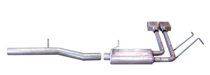 Gibson 10-13 Chevrolet Silverado 1500 LS 4.8L 2.5in Cat-Back Super Truck Exhaust - Stainless