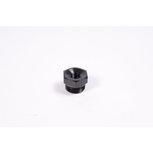 Radium Engineering 8AN ORB to 1/8NPT Female Adapter Fitting - Blk Anodized Radium Engineering Fittings