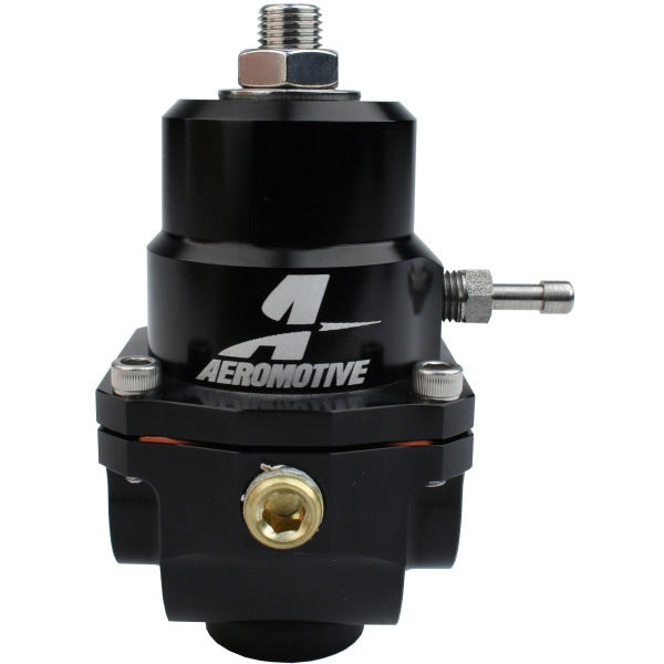 Aeromotive Adjustable Regulator - 35-75PSI - .188 Valve - (2) -08 Inlets/-08 Return Aeromotive Fuel Pressure Regulators