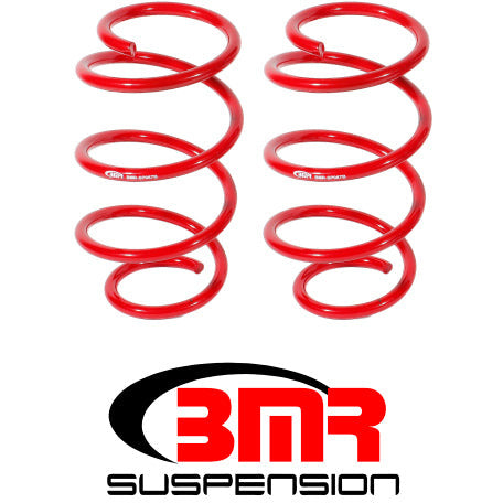 BMR 15-17 S550 Mustang Front Drag Version Lowering Springs - Red BMR Suspension Lowering Springs