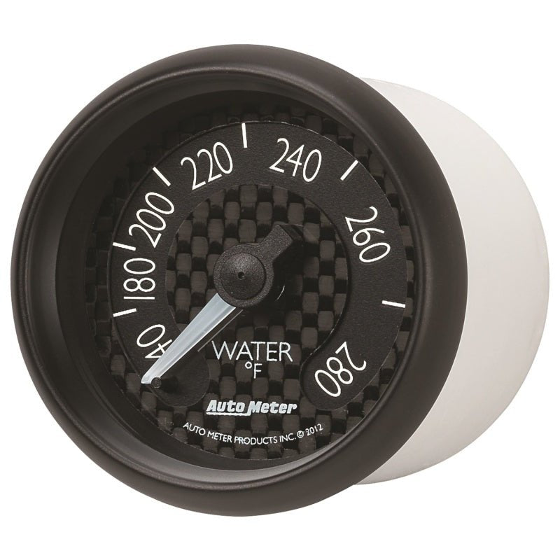 Autometer GT Series 52mm Mechanical 140-280 Deg F Water Temperature Gauge AutoMeter Gauges