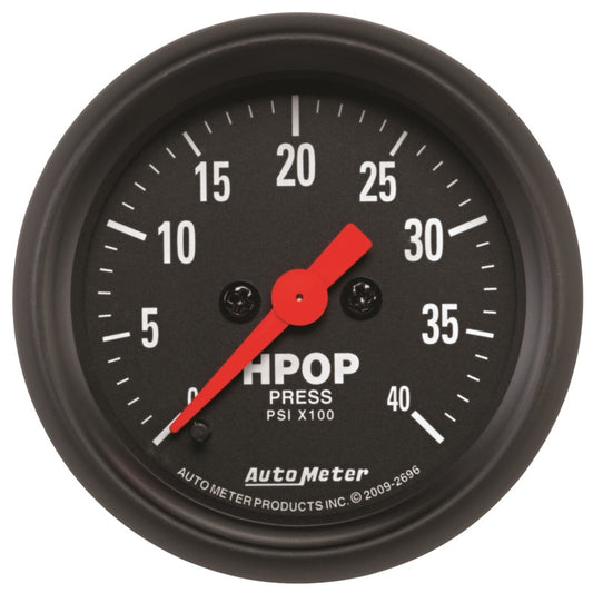 Autometer Z Series 2-1/16in 4K PSI High Pressure Oil Pump Gauge w/ Digital Stepper Motor