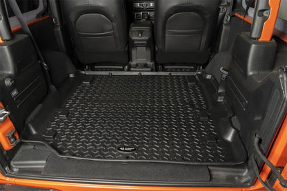 Rugged Ridge Floor Liner Kit Black F/R/Full Cargo 18-20 Jeep Wrangler JL 2Dr Rugged Ridge Floor Mats - Rubber