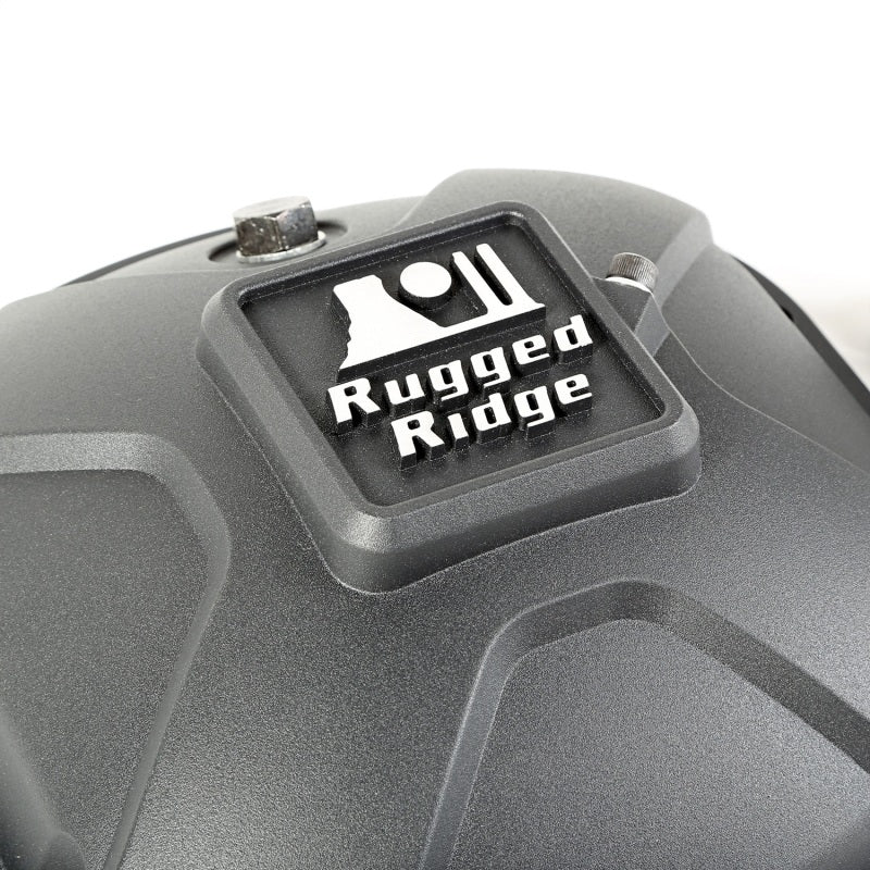 Rugged Ridge Boulder Aluminum Differential Cover Dana 30 Black Rugged Ridge Diff Covers