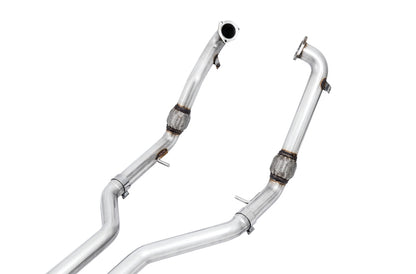 AWE Tuning Audi B9 S4 SwitchPath Exhaust - Non-Resonated (Silver 102mm Tips)