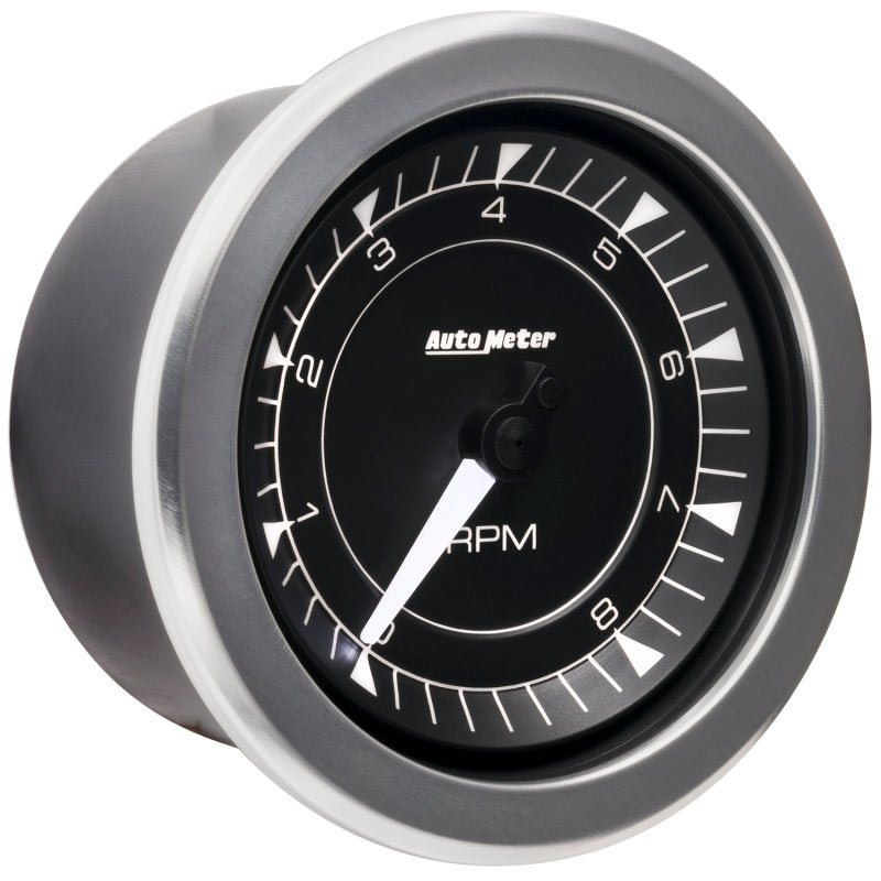 Autometer Chrono 3-3/8in 10k RPM In Dash Tachometer Gauge AutoMeter Gauges