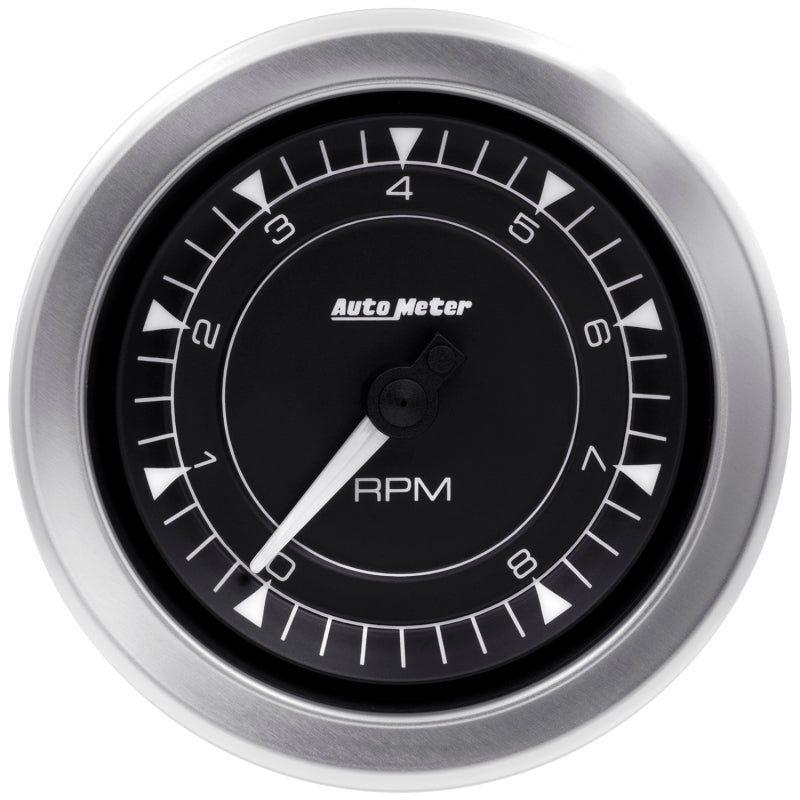 Autometer Chrono 3-3/8in 10k RPM In Dash Tachometer Gauge AutoMeter Gauges