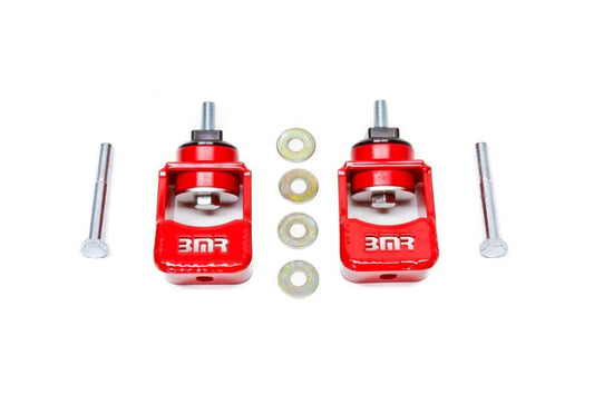 BMR 10-15 5th Gen Camaro Motor Mount Kit (Polyurethane) - Red (Spacers Not Included)