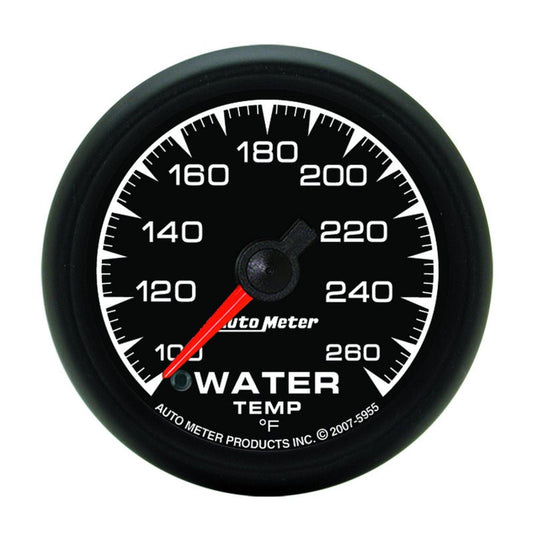 Autometer ES 52.4mm 100-260 deg. F Water Temprature Gauge AutoMeter Gauges