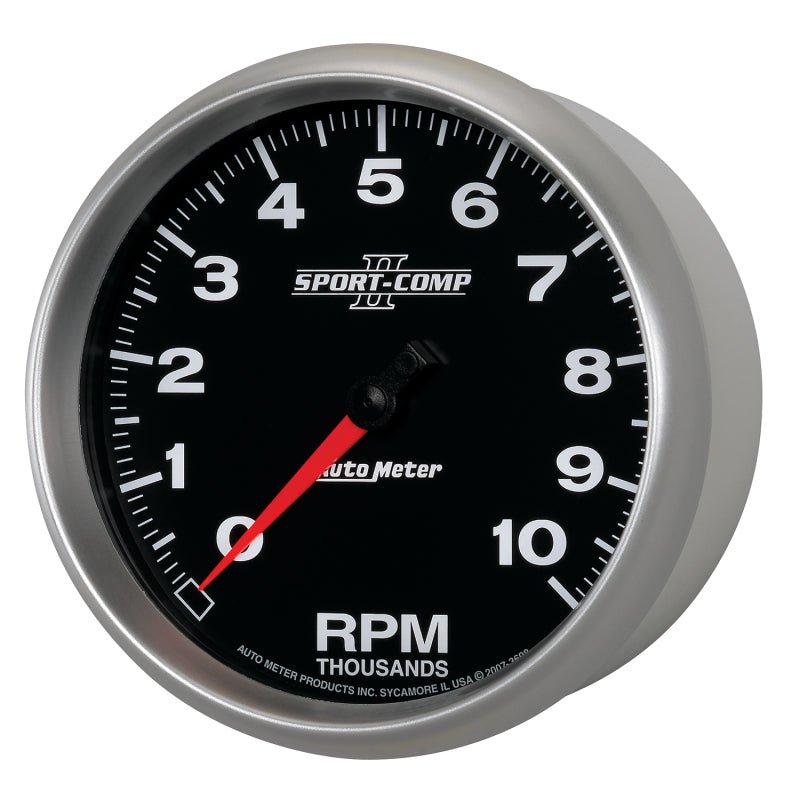 Autometer Sport-Comp II 5 inch 0-10000 RPM In Dash Tachometer AutoMeter Gauges