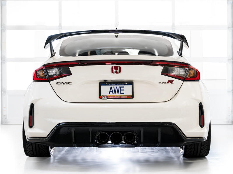 AWE Tuning 2023 Honda Civic Type R FL5 Touring Edition Exhaust w/ Triple Diamond Black Tips