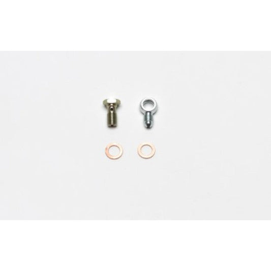 Wilwood Fitting Kit -3 Male w/ 3/8-24 Banjo Bolt (For Banjo Outlet Master Cylinders) Wilwood Brake Hardware