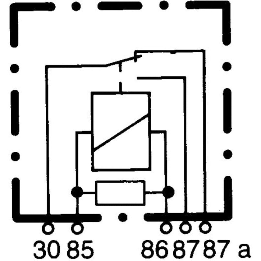 Hella Relay Micro Iso 5 Pole 12V Spst Res Hella Light Accessories and Wiring