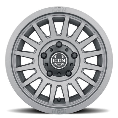 ICON Recon SLX 18x9 5 x 150 BP 25mm Offset 6in BS 110.1mm Hub Bore Charcoal Wheel