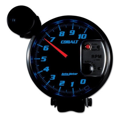 Autometer Cobalt 5 inch 10000 RPM Tachometer w/ Shift Light AutoMeter Gauges