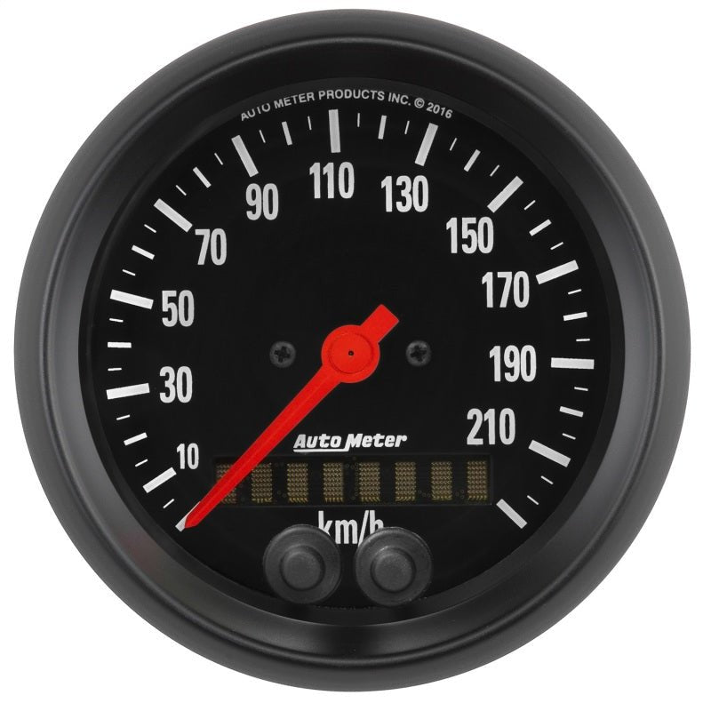 Autometer Z Series 3-3/8in 0-225KM/H (GPS) Speedometer Gauge AutoMeter Gauges