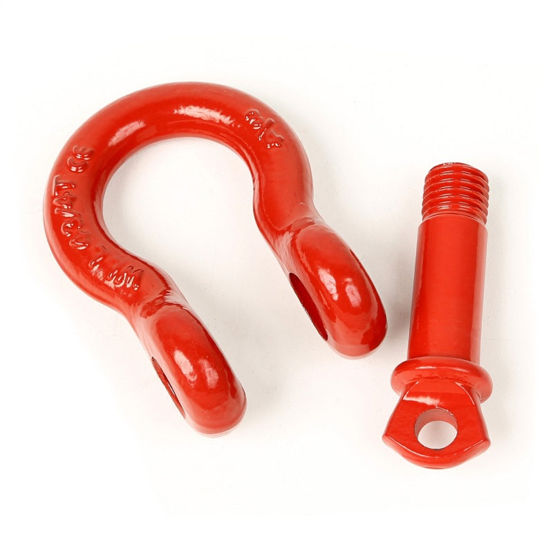 Rugged Ridge Red 3/4in D-Shackles Rugged Ridge Shackle Kits