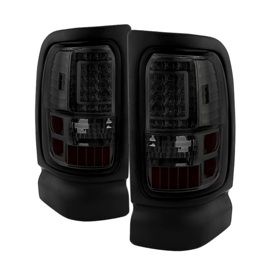 Xtune Dodge Ram 1500 94-01 C-Shape LED Tail Lights Smoke ALT-ON-DRAM94-G2-LED-SM SPYDER Tail Lights