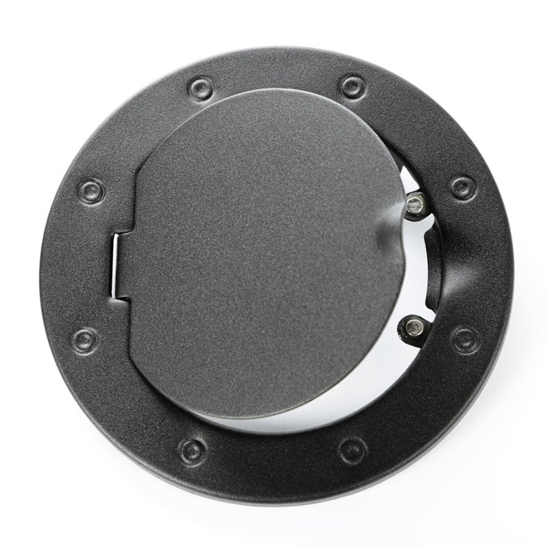 Rugged Ridge 07-18 Jeep Wrangler JK Textured Black Non-Locking Gas Cap Door Rugged Ridge Fuel Caps