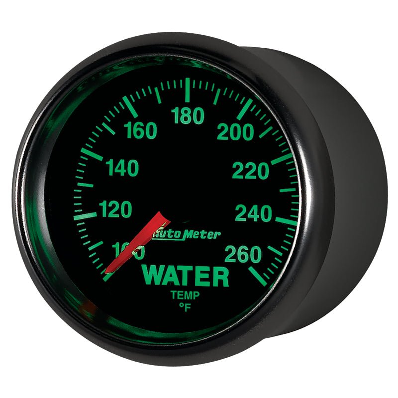 Autometer GS 100-260 degree Electronic Water Temperature Gauge AutoMeter Gauges