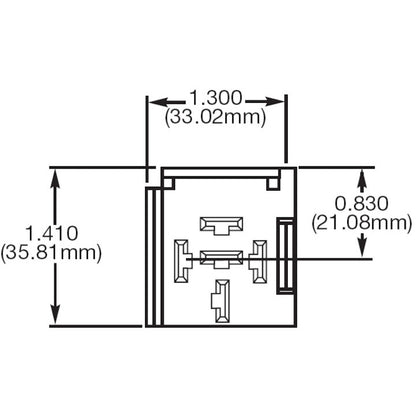 Hella Relay Socket Mini 5 Term Bkt 1 Hella Light Accessories and Wiring