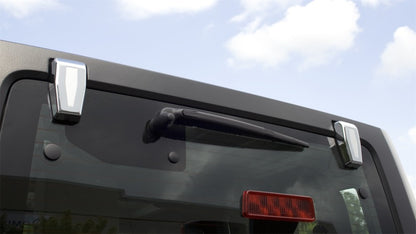 Rugged Ridge Liftgate Hinge Covers Chrome 07-18 Jeep Wrangler Rugged Ridge Hardware - Singles