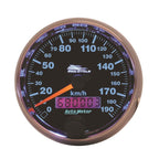 Autometer Pro-Cycle Gauge Speedo 2 5/8in 190 Kmh Elec Black AutoMeter Gauges