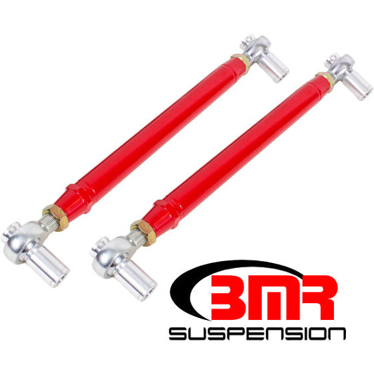 BMR 99-04 Mustang Chrome Moly Lower Control Arms w/ Double Adj. Rod Ends - Red BMR Suspension Control Arms