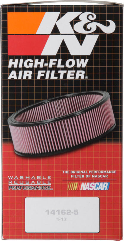 K&N X-Stream Top Filter - Red - Size 9in - 5.125in Neck Flange / 2.75in Height