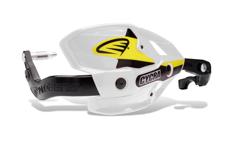 Cycra Probend Ultra w/HCM Clamp 7/8 in. - White