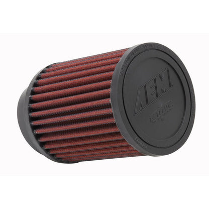 AEM DryFlow Air Filter 2-3/4in. Flange / 4in. OD / 5in. H / 10 Degree Flg. (Special Order) AEM Induction Air Filters - Universal Fit