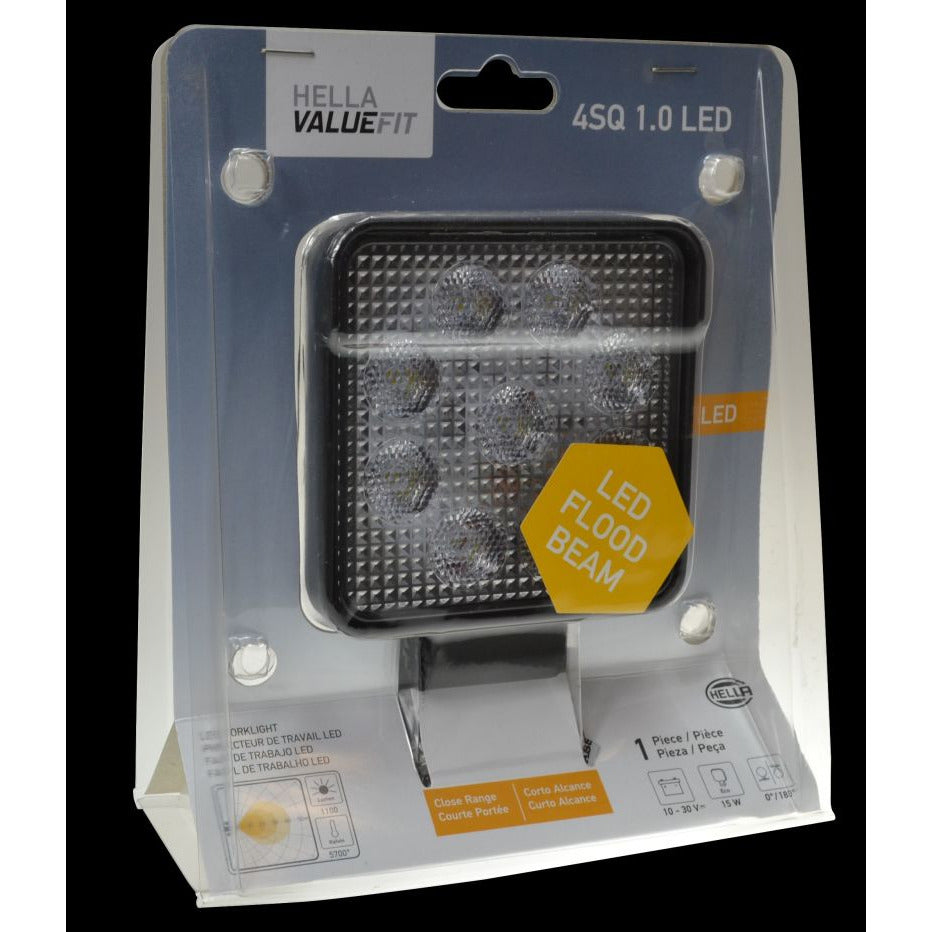 Hella ValueFit Work Light 4SQ 1.0 LED MV CR LT Hella Work Lights