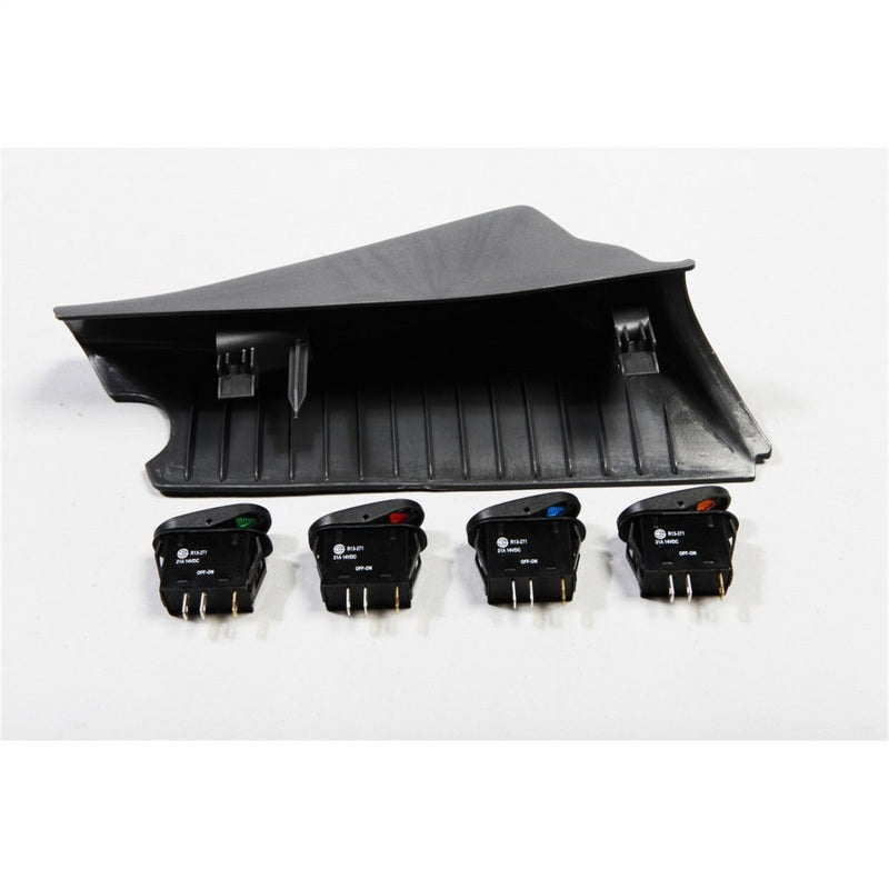 Rugged Ridge A-Pillar Switch Pod Kit Black LHD 07-10 (JK) Rugged Ridge Dash & Interior Trim