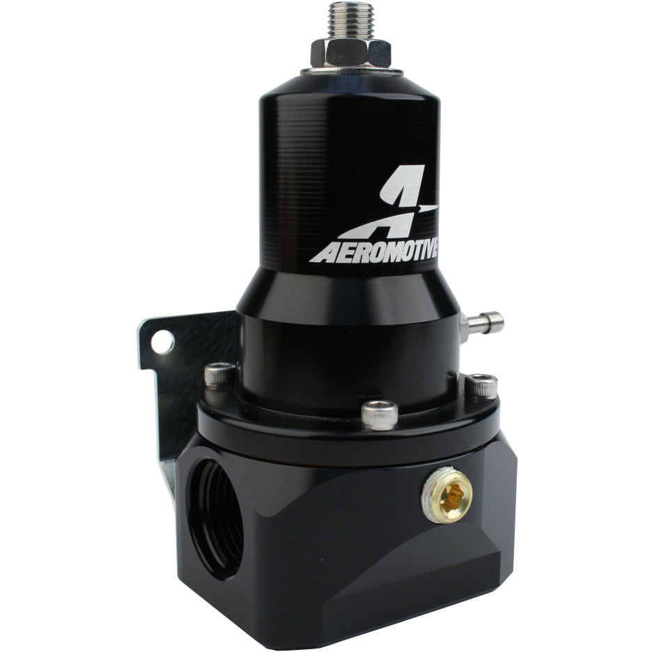 Aeromotive Regulator - 30-120 PSI - .500 Valve - 2x AN-10 Inlets / AN-10 Bypass Aeromotive Fuel Pressure Regulators