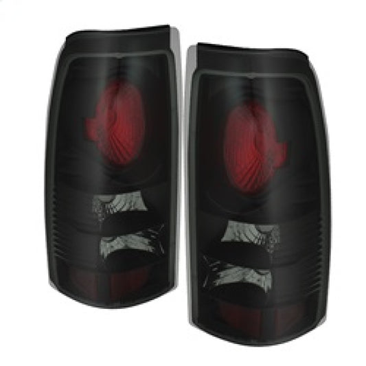 Spyder Chevy Silverado 1500 99-02 (Not Fit Stepside) Euro Style Tail Lights Blk Smke ALT-YD-CS99-BSM