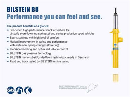 Bilstein B8 99-01 Saab 9-5 SE Front 36mm Monotube Strut Assembly