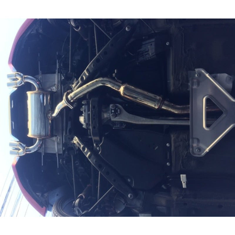 AVO 2016+ Mazda Miata ND MX5 2.0L Dual Twin 2in Rolled Tip Exhaust (Incl 5in Metal Cat Converter) AVO Catback