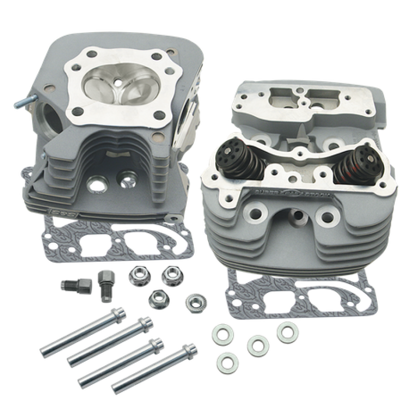 S&S Cycle 08-16 Touring Super Stock 79cc Cylinder Head Kit - Silver