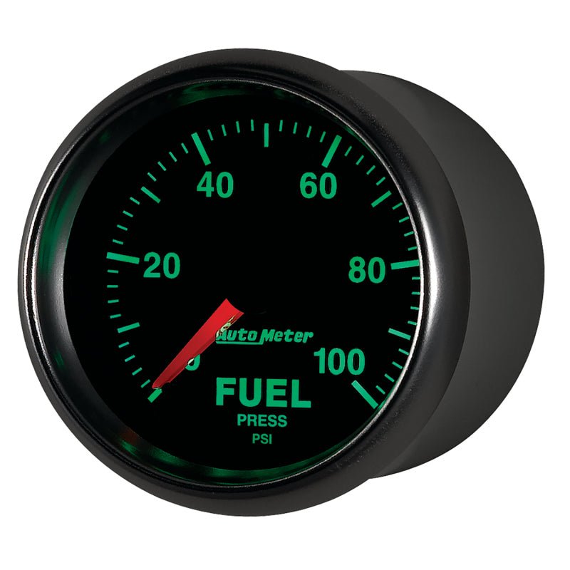 Autometer GS 0-100 PSI Full Sweep Electronic Fuel Pressure Gauge AutoMeter Gauges