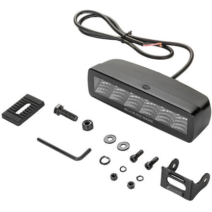 Hella Universal Black Magic 6 L.E.D. Mini Light Bar - Flood Beam Hella Fog Lights