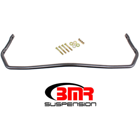 BMR 78-87 G-Body Rear Solid 1.0in Sway Bar Kit - Black Hammertone BMR Suspension Sway Bars