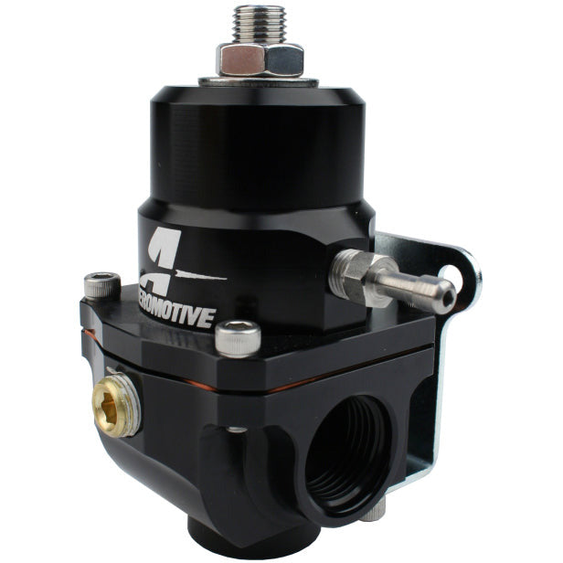 Aeromotive Adjustable Regulator - 3-15PSI - .313 Valve - (2) -08 Inlets/ -08 Return Aeromotive Fuel Pressure Regulators