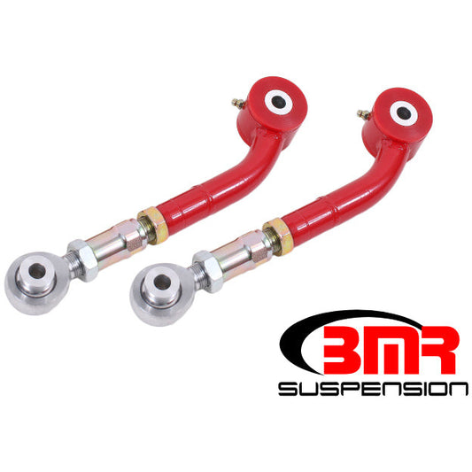 BMR 08-17 Challenger Upper Trailing Arms w/ On-Car Adj. Poly/Rod Ends - Red BMR Suspension Suspension Arms & Components