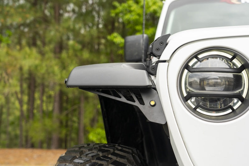 Rugged Ridge Chop Brackets Front Fender 18-20 Jeep Wrangler JL/JT Rubicon Rugged Ridge Fender Flares