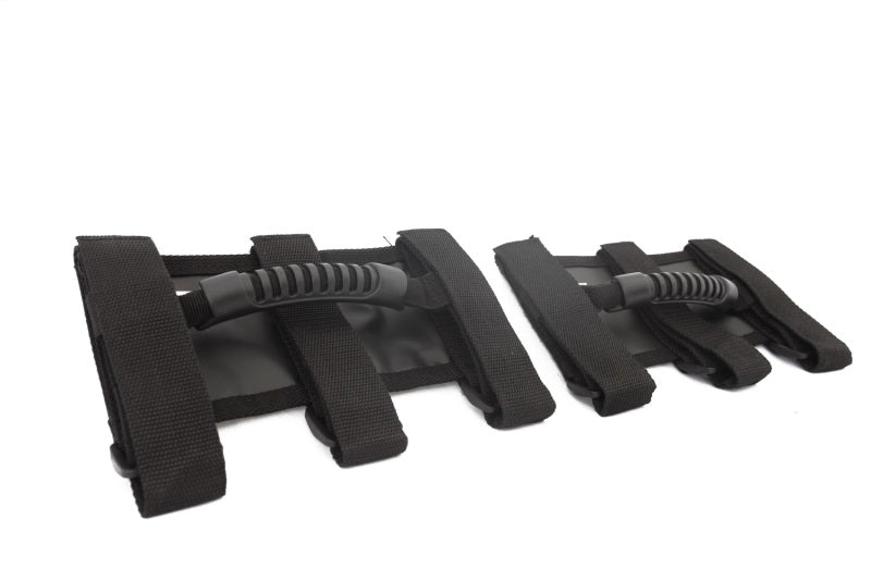 Rugged Ridge Steel Grab Handles F/R Kit Black 07-18 Jeep Wrangler JK/JKU Rugged Ridge Dash & Interior Trim