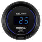 Autometer Cobalt Digital 52.4mm Black Vacuum/Boost Gauge AutoMeter Gauges