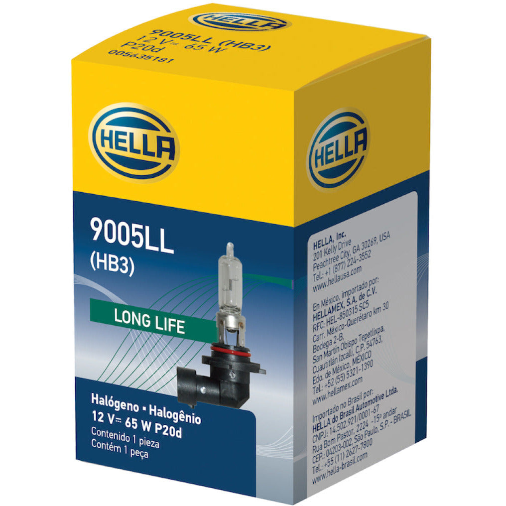 Hella Bulb 9005/HB3 12V 65W P20d T4 LONGLIFE Hella Bulbs