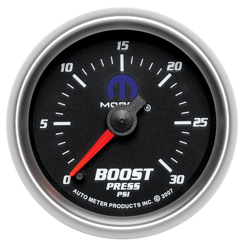 Autometer Mopar 52.4mm FSE 0-30 PSI Boost Gauge AutoMeter Gauges